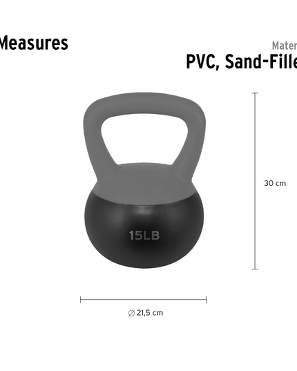 PESA RUSA SUAVE DE 15 LB  HEAD