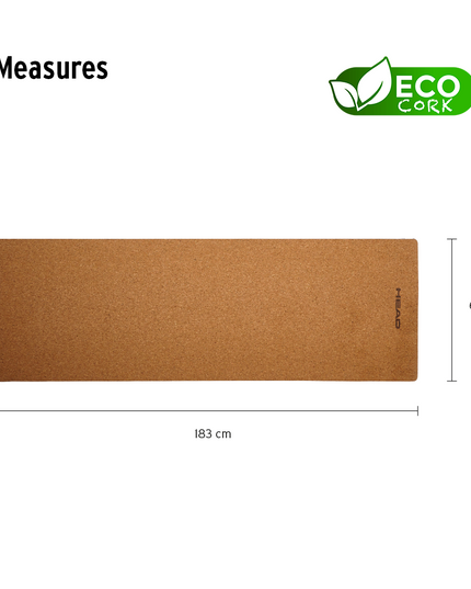 TAPETE DE CORCHO PARA YOGA HEAD