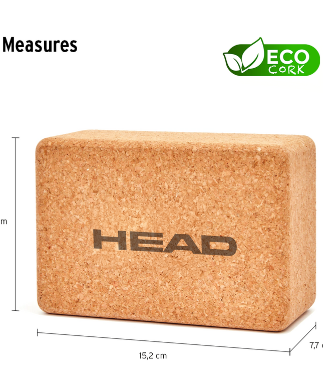 LADRILLO DE CORCHO PARA YOGA HEAD
